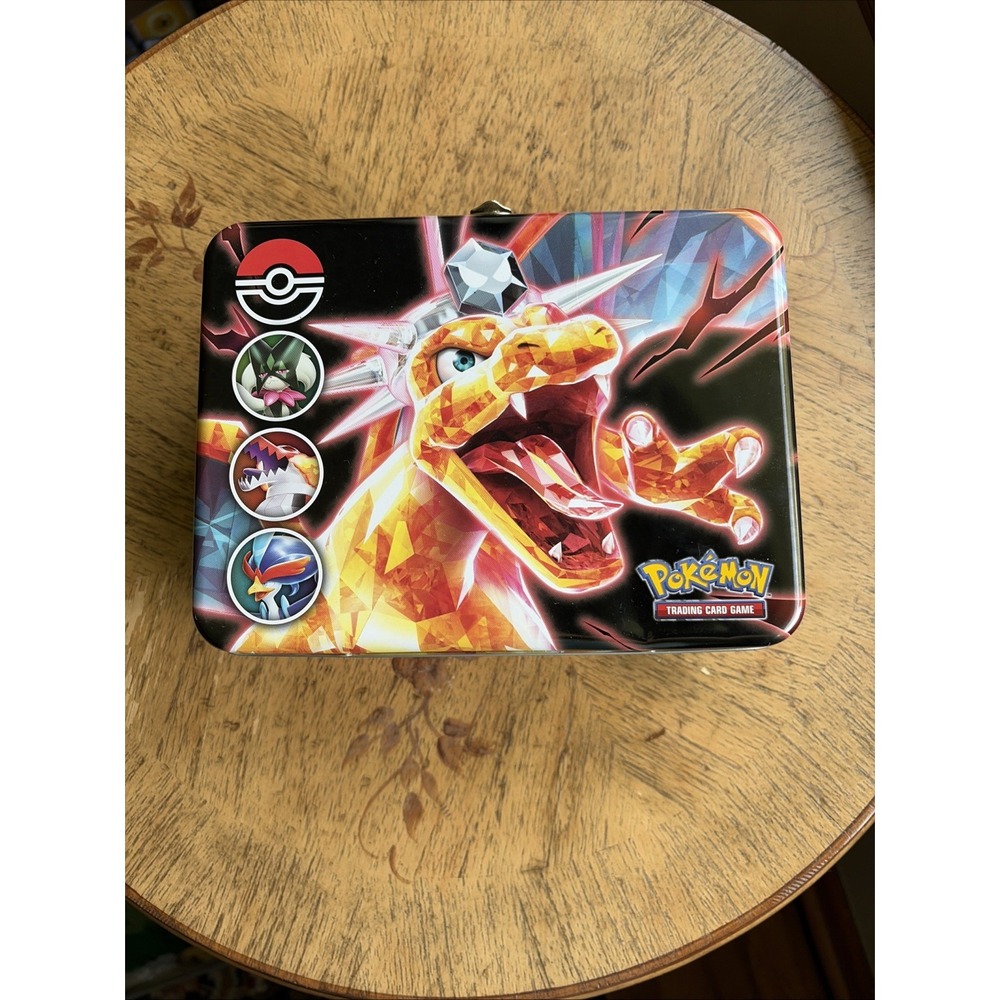 Pokemon Lunch Box Collector Tin TCG Case with Random Cards Scarlet & Violet 2023